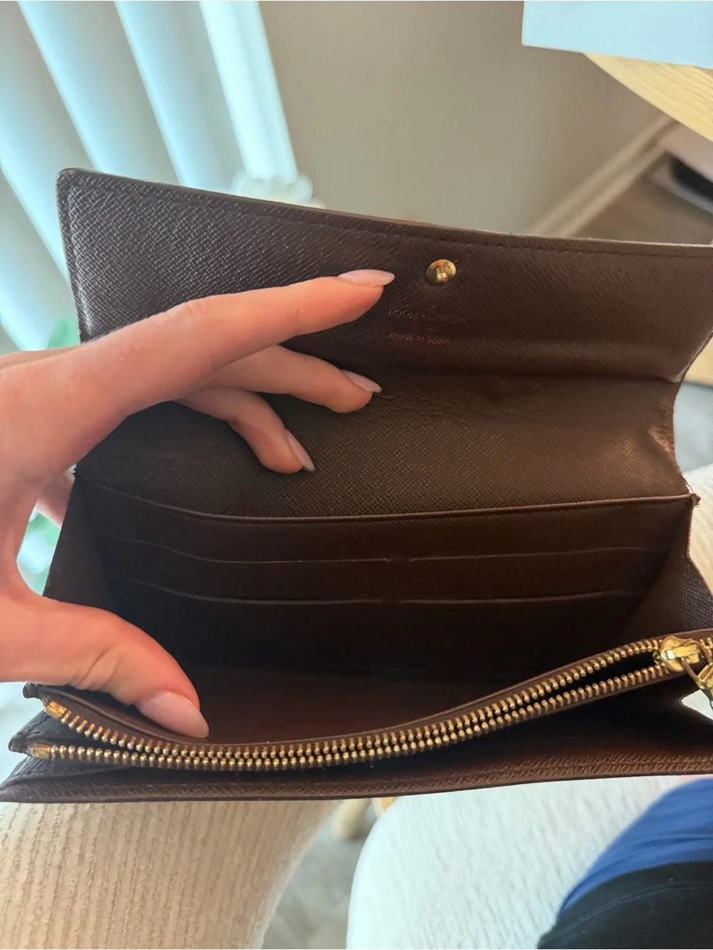 Louis Vuitton Epene Damier Women's Wallet Clutch